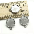 thumbnail image 1 of U8MO 8/20/50X double-sided Cabochon base 12mm Inner Size Connector For jewelry making-20pcs, 1 of 5