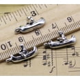 thumbnail image 1 of U8MO 8/20/60pc retro style small rowboat alloy charms pendant 9x18mm-20pcs, 1 of 4