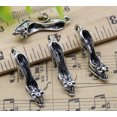 thumbnail image 1 of U8MO 8~60pc Retro Crafts Jewelry Making High heels Alloy Charm Pendant 27x11mm-60pcs, 1 of 3