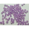 thumbnail image 1 of U8MO 800 Pcs (60 grams) Ceylon Glass Beads Rondelle 4mm (6/0) Pick Your Color-Purple, 1 of 8
