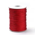 thumbnail image 1 of U8MO 80m/roll Braided Korean Waxed Polyester Cords Beading String Craft Threads 0.8mm-Red, 1 of 3