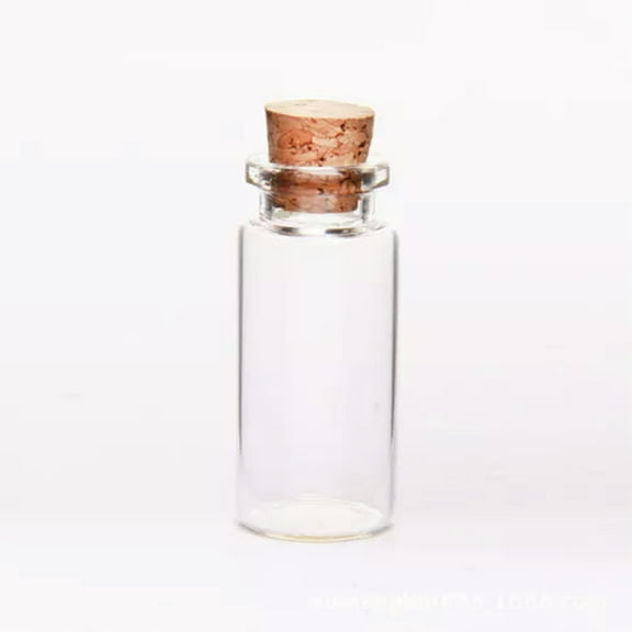 U8MO 80ml~1000ml Glass Vial Jars Big Test Tube Bottle Crafts Seal Pot Storage Empty-20# 1PC 10ML Vial