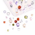 thumbnail image 1 of U8MO 80pc Cubic Zirconia Cabochons Mini Stone Loose Faceted Diamond DIY Craft 2.5~5mm, 1 of 9