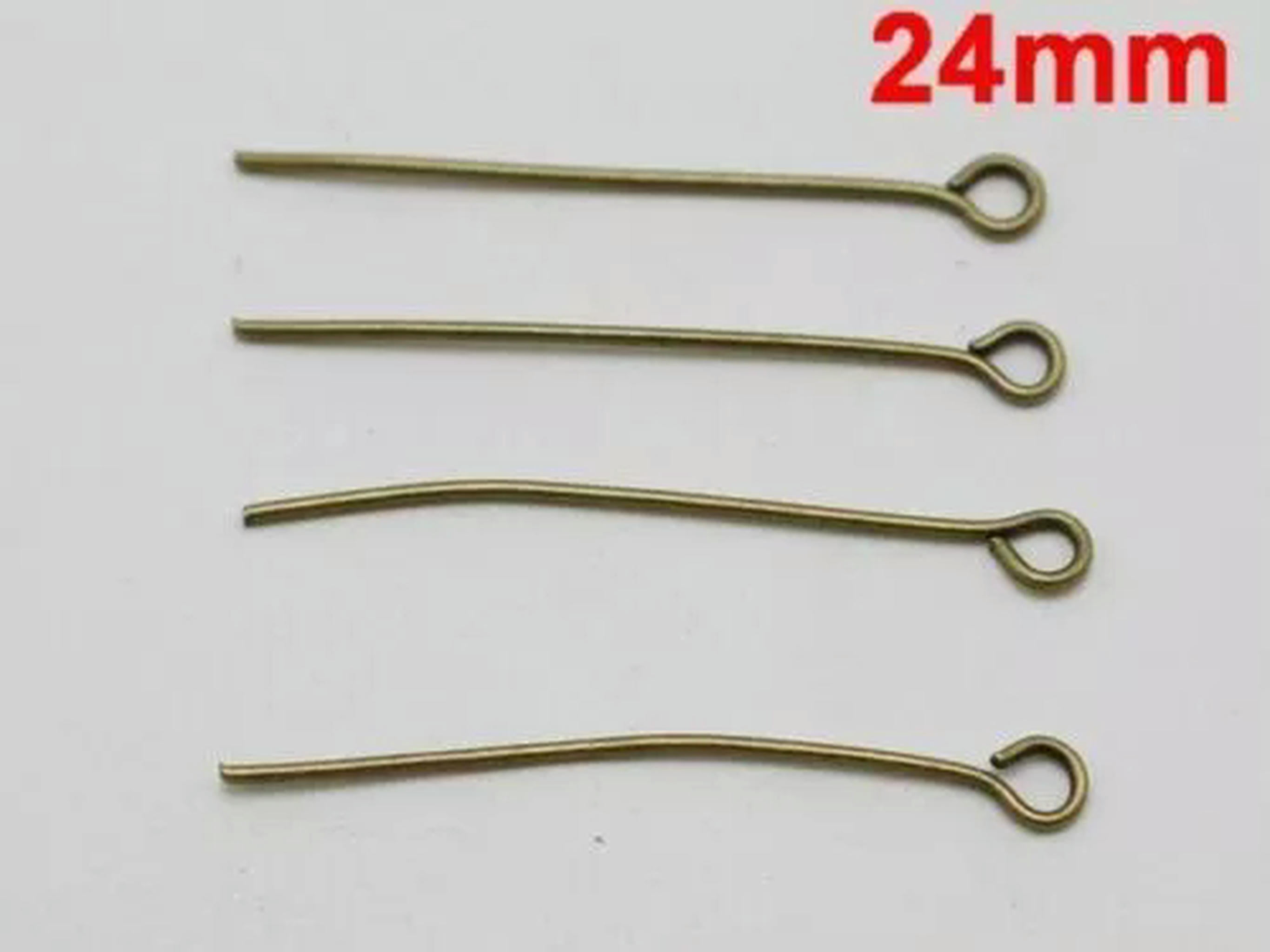 Æ Pin U8MO 85 Gram Bronze Eye pins Jewelry Finding Pick Your Size 45mm 35mm ...