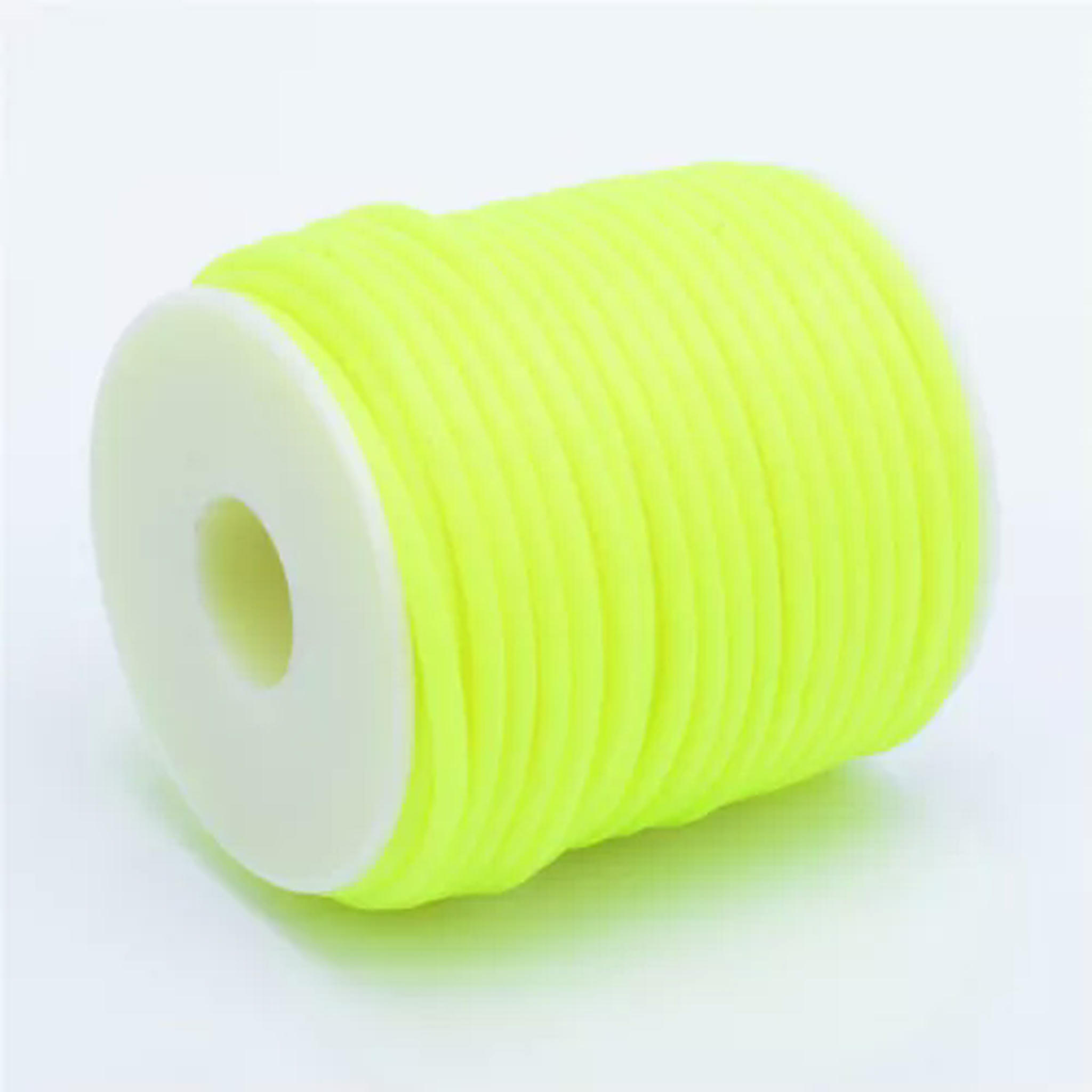 U8MO 85ft/Roll Colorful Hollow PVC Tubular Rubber Cords Jewelry String ...