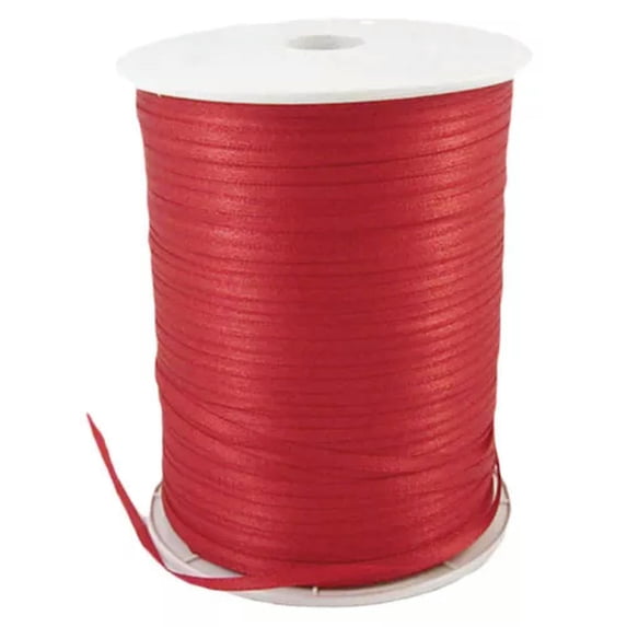 U8MO 880yds/Roll 3mm Double Face Satin Ribbons Reel Gift Wrapping Wedding Craft 1/8"-Red