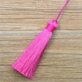 thumbnail image 1 of U8MO 8cm Handwork Ice Silk Tassel Trim Craft Jewelry Making DIY Accessory Pendant-14# rose red, 1 of 9