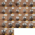 thumbnail image 1 of U8MO 8mm 10mm 10pcs Antique Silver Loose Hollow Metal Ball Pendants Beads DIY Jewelry-20# 10mm, 1 of 6