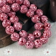 thumbnail image 1 of U8MO 8mm 10mm Round Glass Colorful Painted Loose Crafts Beads lot Jewelry Making DIY-1# Red-10mm (20pcs), 1 of 8