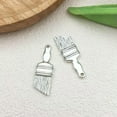 thumbnail image 1 of U8MO Alloy Screwdriver Axe Tool Antique Silver Charms Pendants for Jewelry Making DIY-6# 10pcs brush 9x27mm, 1 of 9