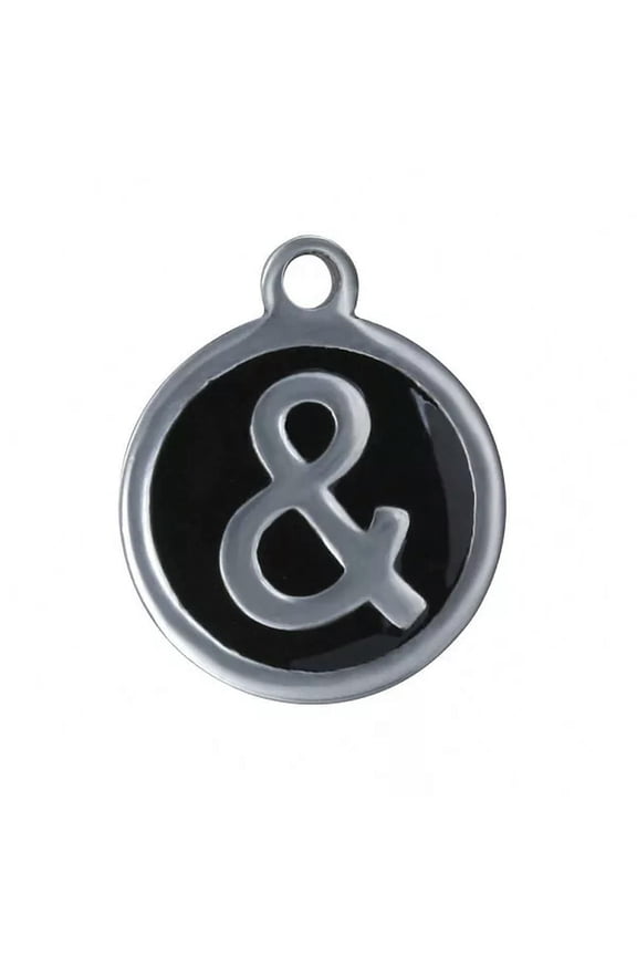 Ampersand Charm Enamel Stainless Steel And Symbol Typewriter Key Jewelry