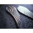 thumbnail image 1 of U8MO Angel Wing Pendants Charms Silver Wholesale Large Lot 50mm Wings-4/10/24/50pcs -4pcs, 1 of 2