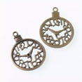 thumbnail image 1 of U8MO Assorted Tibetan Retro Antique Charm Jewelry Findings Metal Pendants Beads Craft-1# 39X30mm 5pcs, 1 of 9