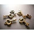 thumbnail image 1 of U8MO Bronze Key Charms Steampunk Charms Wholesale Lot 50pcs Bulk Skeleton Keys, 1 of 3
