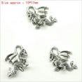 thumbnail image 1 of U8MO Bulk Antique Silver Charms Pendants for Jewelry Making 100 Styles Optional-21# 10pcs pterosaur, 1 of 6