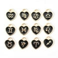thumbnail image 1 of U8MO Constellation Charm Black Enamel Zodiac Symbol Pendant Jewelry YOU PICK-Libra, 1 of 2