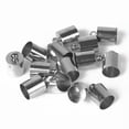 thumbnail image 1 of U8MO Copper Metal Rope Leather Cord End Crimp Beads 2mm~14mm Gold Silver Bronze Black-Gunblack-5mm (5x9mm) 50pcs, 1 of 9