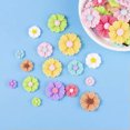 thumbnail image 1 of U8MO Craft DIY Mixed Color Flatback Resin Daisy Flower Cabochons Charm 10mm 14mm 22mm-100pcs 10mm, 1 of 6