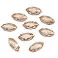 thumbnail image 1 of U8MO Eye Rugby Shape Sew on Flatback Crystal Glass Rhinestones Claw Up Craft Beads-4x8mm 50pcs-Champagne, 1 of 7