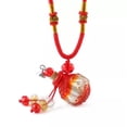 thumbnail image 1 of U8MO Glass Vial Bottle Pendant Necklace Perfume Empty Essential Oil Diffuser Handmade-4# Red, 1 of 9
