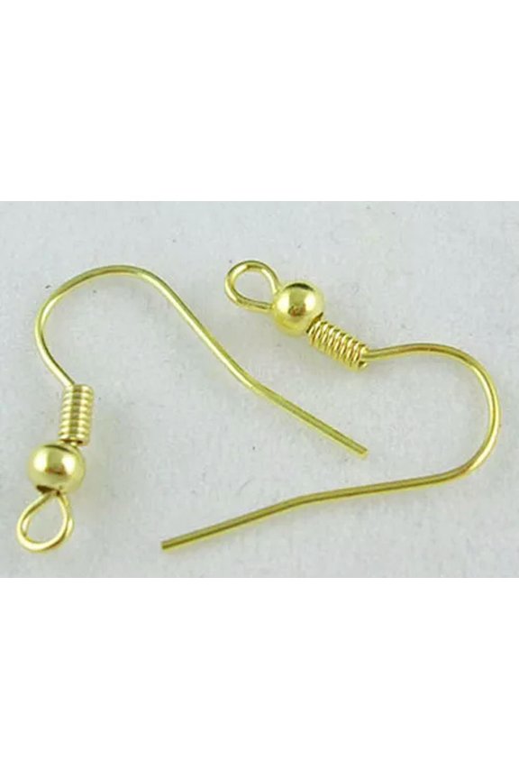 Gold Ear Wires Gold Earrings Wires Earwires Earrings Findings Bulk Wholesale 100