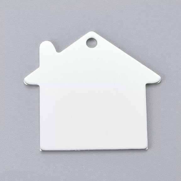 U8MO House Stamping Blank Metal Punching Silver Aluminum Tag Hand Stamp 38mm
