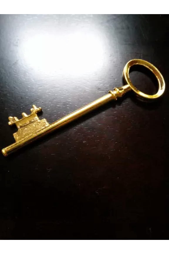 Large Skeleton Keys Steampunk Key Pendants Gold Keys 3 Inch 1/5/10-1pc