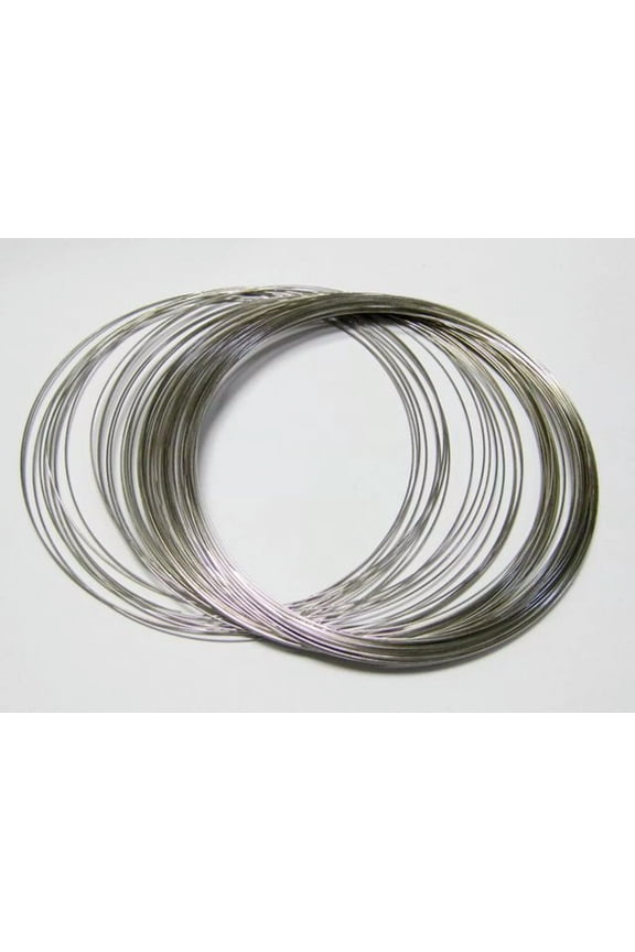 Memory Wire about 50 Loops Necklace Choker Collar 115mm