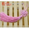 thumbnail image 1 of U8MO New Handwork Chinese Knot Tassel Craft Jewelry Making DIY Pendant Accessory Gift-Pink, 1 of 7