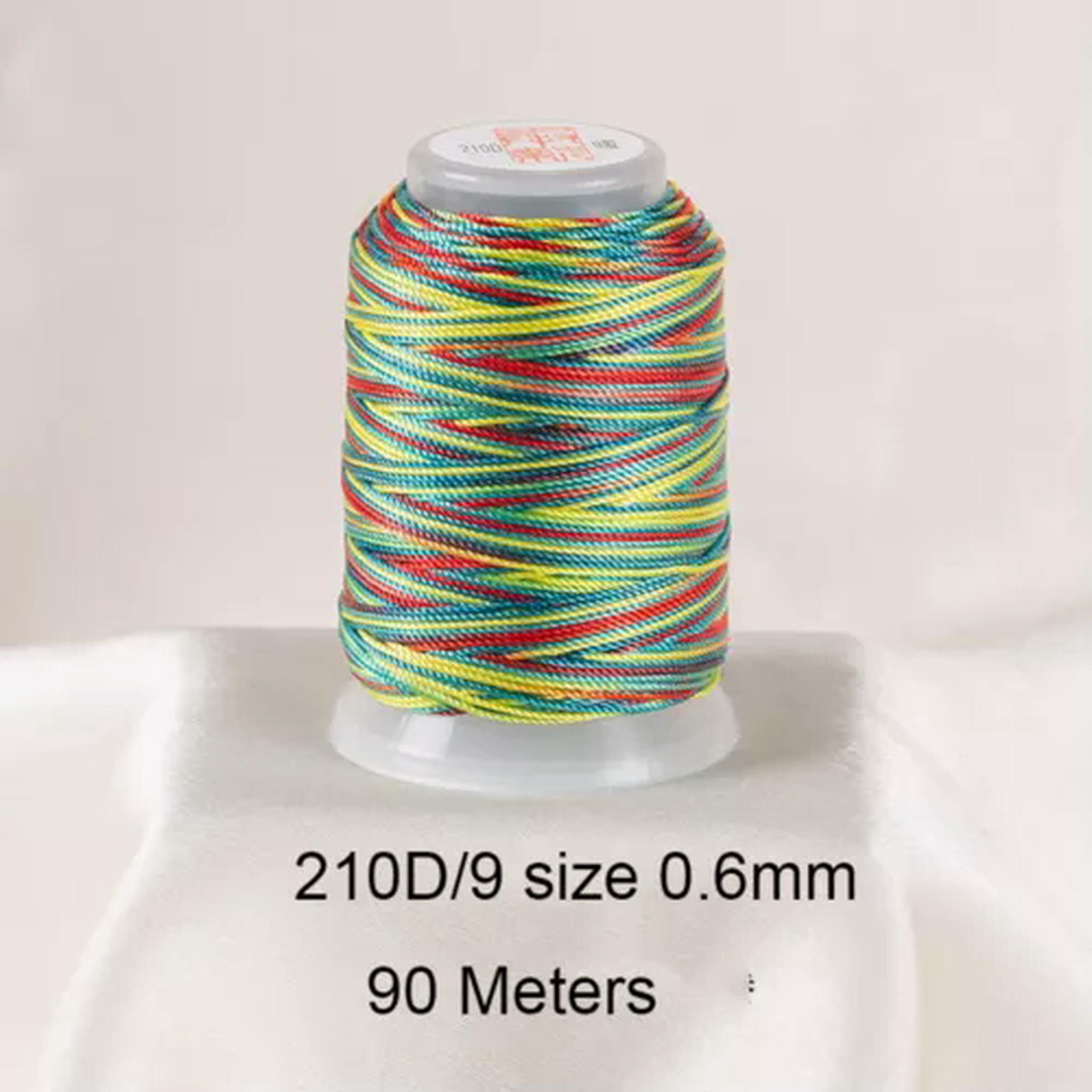 Polyester Thread String U8MO One Spool Variegated Polyester Sewing Embroidery Thread String ...