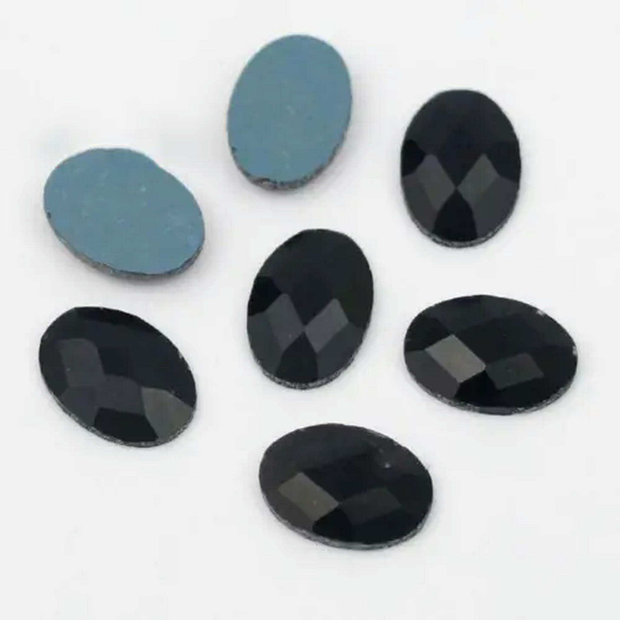 100 Flatback Resin Round Heart Cabochon Gem Pyramid Dotted