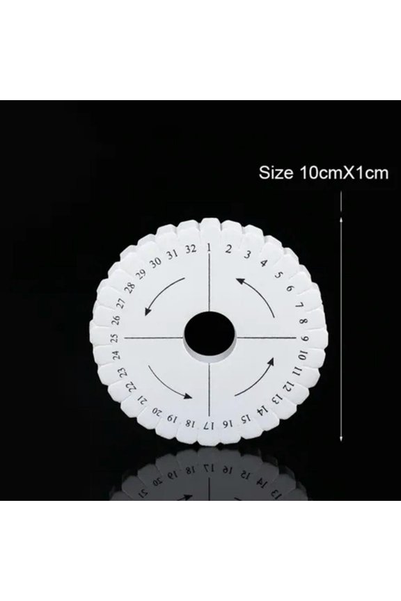 Picture 1 of 12 Click to enlarge 2Pcs Braiding Disk Round Square Kumihimo Beadin-Round