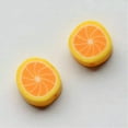 thumbnail image 1 of U8MO Polymer Clay Beads Lemon Fruit 10mm Yellow Bulk Jewelry Supplies 50pcs, 1 of 1