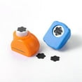 thumbnail image 1 of U8MO Random Color Mini Plastic Paper Punches Craft Cutter Scrapbooking Pick Patterns-Flower B-8x8mm, 1 of 3