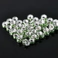 thumbnail image 1 of U8MO Rondelle 4mm 5mm 6mm 8mm 10mm 12mm Crystal Rhinestone Metal Loose Spacer Beads-5mm 100pcs-Light Green, 1 of 8