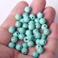 thumbnail image 1 of U8MO Round 4mm 6mm 8mm 10mm 12mm 14mm Artificial Turquoise Gemstone Loose Beads-8mm 30pcs, 1 of 4
