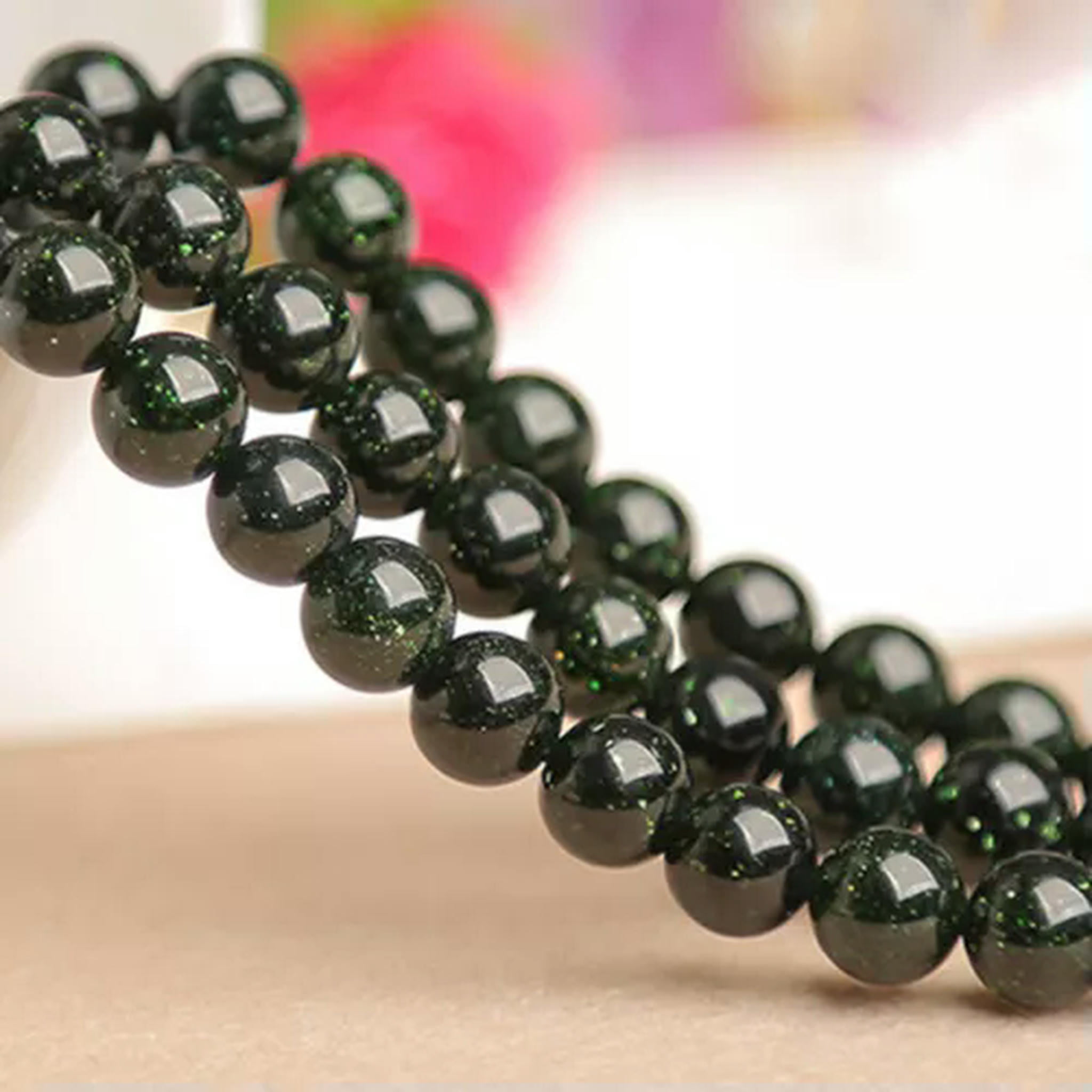 JOE FOREMAN 3mm Natural Black Hematite Round Gemstone Beads - 15 Inch Strand For Jewelry Making