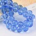 thumbnail image 1 of U8MO Round Disco Ball 6mm 8mm 10mm 12mm 96 Facets Faceted Crystal Glass Loose Beads-Light Blue-6mm 50pcs, 1 of 6