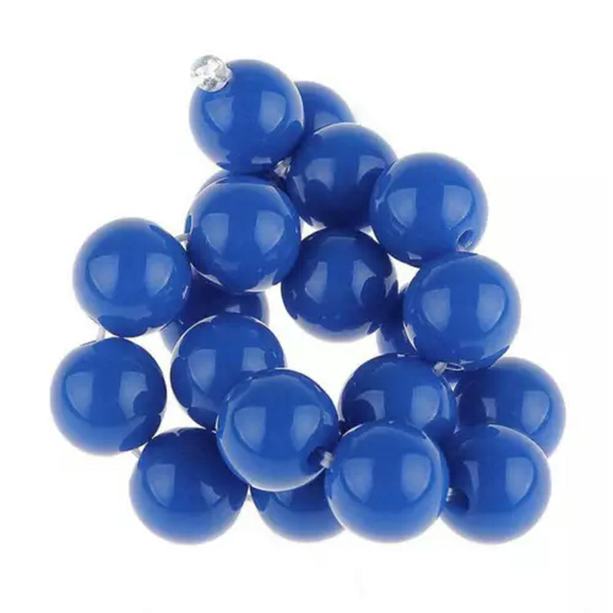U8MO Round Opaque Acrylic Plastic Loose Beads 6mm 8mm 10mm 12mm 14mm ...