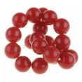 thumbnail image 1 of U8MO Round Opaque Acrylic Plastic Loose Beads 6mm 8mm 10mm 12mm 14mm 16mm 18mm 20mm-Deep Red-6mm 100pcs, 1 of 6
