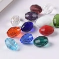 thumbnail image 1 of U8MO Rugby Oval 8x6mm 10x8mm Faceted Crystal Glass Loose Beads for Jewelry Making-8x6mm (30pcs)-Random Mixed, 1 of 8