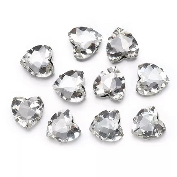 U8MO Sew On Crystal Glass Flat Back Claw Rhinestones Loose Beads For Jewelry Making-18mm-Clear