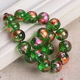 thumbnail image 1 of U8MO Round 6mm 8mm 10mm Shiny Patterns Crystal Glass Loose Beads For Jewelry Making-Color 7-8mm 30pcs, 1 of 5