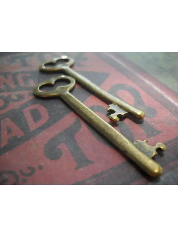 Skeleton Key Pendants Bronze Keys Steampunk Keys Bulk Skeleton Keys Lot 5/12/25-50
