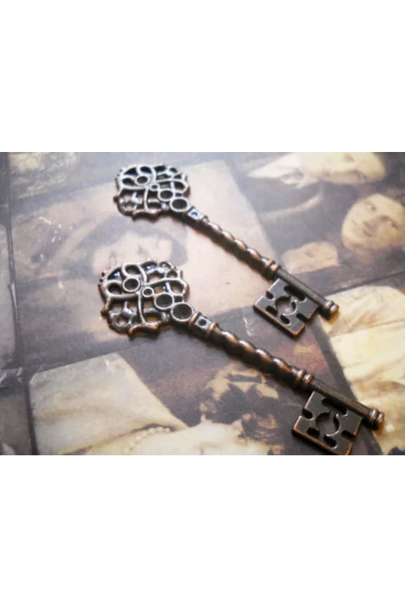Skeleton Keys Wholesale Keys Key Pendants Key Charms Big Keys Copper Keys 5/10+-40pcs