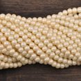 thumbnail image 1 of U8MO Solid Color Coated Round Glass Loose Spacer Beads for Jewelry Making 4mm 6mm 8mm-30# Pearl Beige-4mm (200pcs), 1 of 9