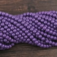 thumbnail image 1 of U8MO Solid Color Coated Round Glass Loose Spacer Beads for Jewelry Making 4mm 6mm 8mm-6# Deep Purple-4mm (200pcs), 1 of 9
