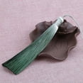 thumbnail image 1 of U8MO Space Dye Gradient Tassel Vertical Anti-wrinkle Bookmark Costume decoration DIY-2# green, 1 of 9