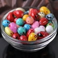 thumbnail image 1 of U8MO Spots Coated Teardrop Shape 8x11mm 10x14mm Opaque Glass Loose Beads Lot-Random Mixed-14x10mm (10pcs), 1 of 5