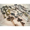 thumbnail image 1 of U8MO Steampunk Key Charms Pendants Skeleton Keys Assorted Bronze Silver Gold 5/10/25+-200, 1 of 6